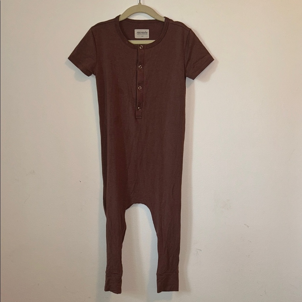 Mini Mioche Chocolate Brown Romper